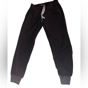 Figs black jogger scrubs sz XS